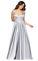 2 of 9 Faviana S10474 Dress Silver