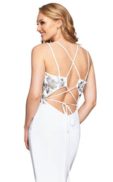 7 of 7 Faviana S10475 Dress Ivory