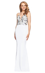 1 of 7 Faviana S10475 Dress Ivory