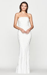 1 of 4 Faviana S10507 Dress Ivory