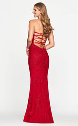 4 of 4 Faviana S10507 Dress Red