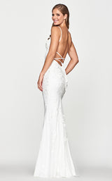 3 of 4 Faviana S10508 Dress Ivory