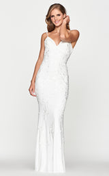 1 of 4 Faviana S10508 Dress Ivory