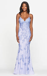 2 of 4 Faviana S10508 Dress Periwinkle