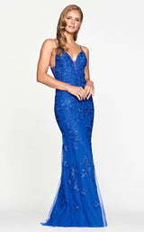 1 of 2 Faviana S10509 Dress Royal