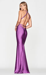 2 of 2 Faviana S10631 Dress Light-Plum