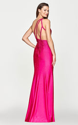 2 of 2 Faviana S10632 Dress Hot-Pink