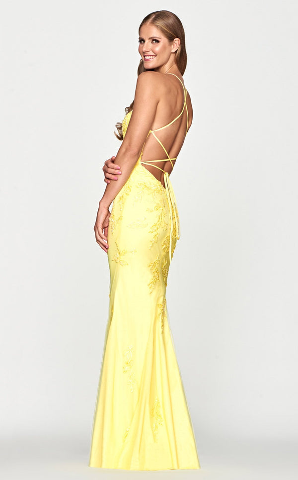 Faviana S10634 Dress Light-Yellow