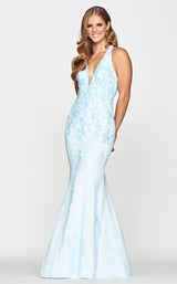 1 of 2 Faviana S10635 Dress Light-Blue