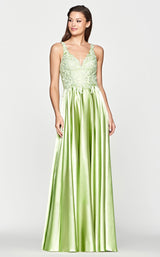 1 of 2 Faviana S10642 Dress Celery