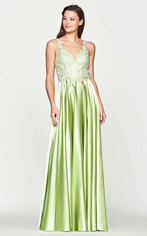 Faviana S10642 Dress Celery