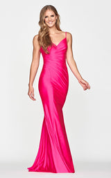 1 of 2 Faviana S10644 Dress Hot-Pink