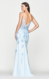 2 of 2 Faviana S10648 Dress Light-Blue