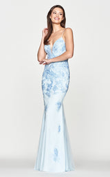 1 of 2 Faviana S10648 Dress Light-Blue