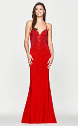 1 of 2 Faviana S10656 Dress Red