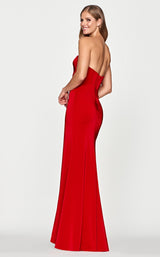 2 of 2 Faviana S10660 Dress Red