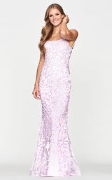 2 of 4 Faviana S10663 Dress Light-Orchid