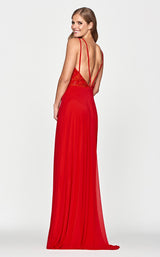 2 of 2 Faviana S10677 Dress Red