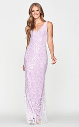 1 of 3 Faviana S10683 Dress Light Lilac