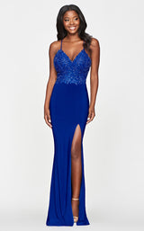 1 of 2 Faviana S10686 Dress Royal