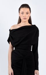 4 of 6 Zeena Zaki SS2108 Dress Black