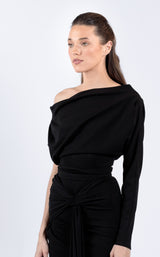 5 of 6 Zeena Zaki SS2108 Dress Black