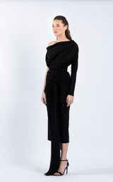 2 of 6 Zeena Zaki SS2108 Dress Black