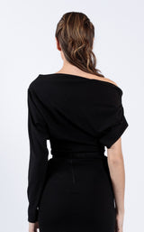 6 of 6 Zeena Zaki SS2108 Dress Black