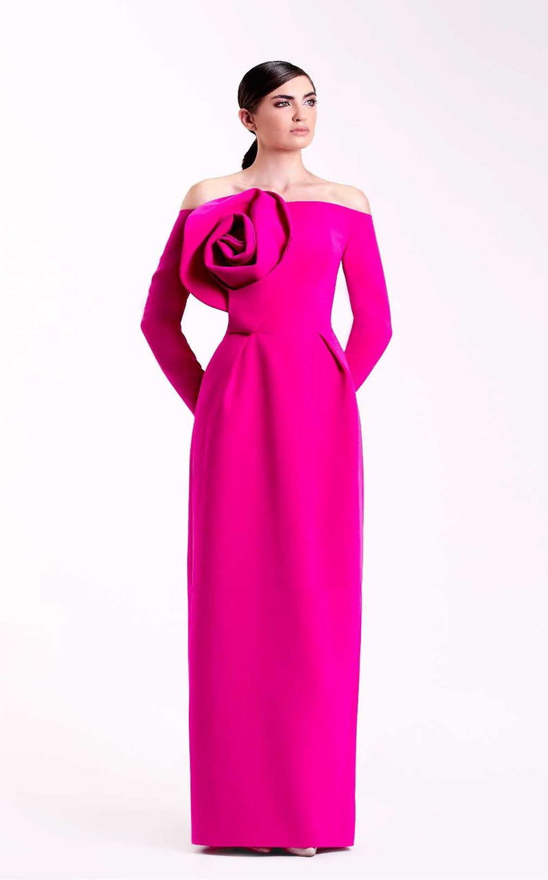 Edward Arsouni SS22688 Dress Fuchsia