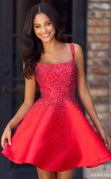 1 of 3 Sherri Hill 55102 Red