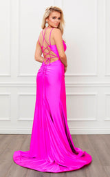 6 of 16 Nox Anabel T481 Dress Fuchsia