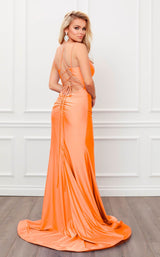 7 of 16 Nox Anabel T481 Dress Neon-Orange