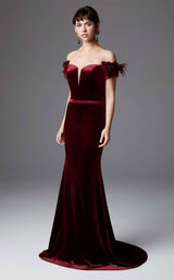 2 of 2 Tiara TAB2026044 Dress Bordeaux