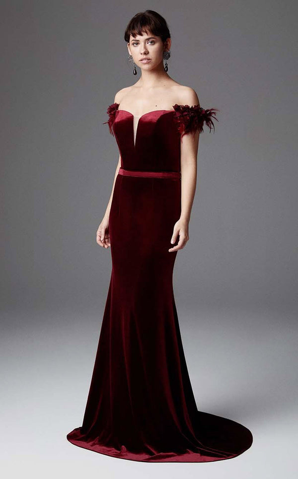 Tiara TAB2026044 Dress Bordeaux