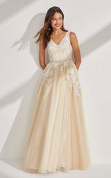 1 of 4 Tiara TAB2026115 Dress Beige