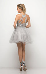 7 of 7 Cinderella Divine UJ0119 Dress Silver