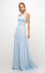 4 of 7 Cinderella Divine UJ0120 Dress Ice-Blue