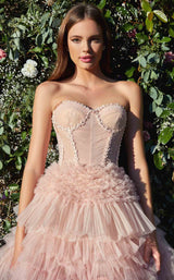 2 of 2 Andrea and Leo A1017 Dress Blush