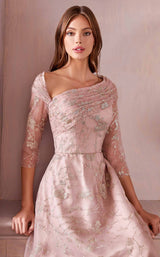 3 of 3 Andrea and Leo A1030 Dress Rose-Gold