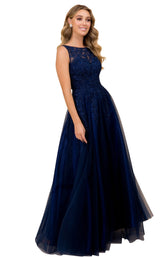 1 of 4 Nox Anabel A381 Dress Navy-Blue