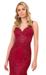 15 of 20 Nox Anabel A398 Dress Burgundy