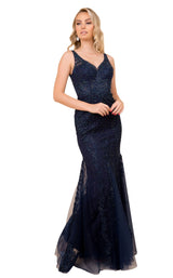 3 of 20 Nox Anabel A398 Dress Navy-Blue