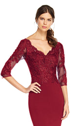 6 of 6 Alyce 27333 Dress Burgundy