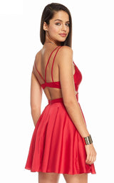 7 of 14 Alyce 4117 Dress Red