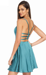 2 of 8 Alyce 4118 Dress Sea Green