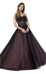 1 of 6 Alyce 6783 Black-Rosewater