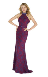 1 of 4 Alyce 6787 Raspberry-Navy