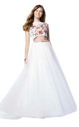 1 of 4 Alyce 6801 White-Coral