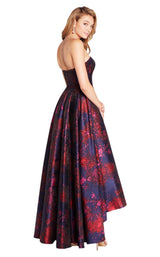 2 of 4 Alyce 60176 Navy-Red-Print