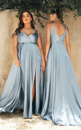 8 of 8 Cinderella Divine BD105 Dress Dusty-Blue